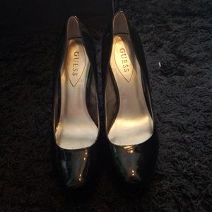 Patent Black Heels